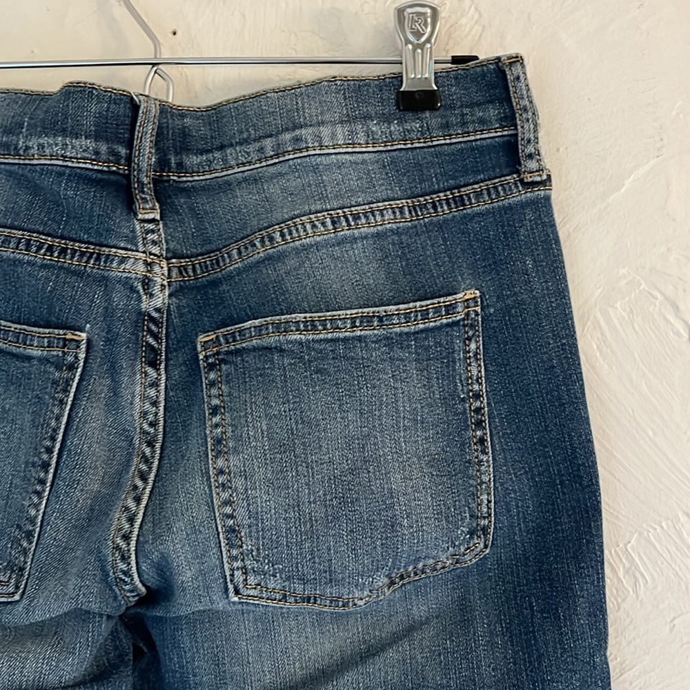 Banana Republic Mid Rise Girlfriend Jeans, Size 0/25, Medium Blue - Picture 7 of 10